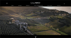 Desktop Screenshot of collebereto.it